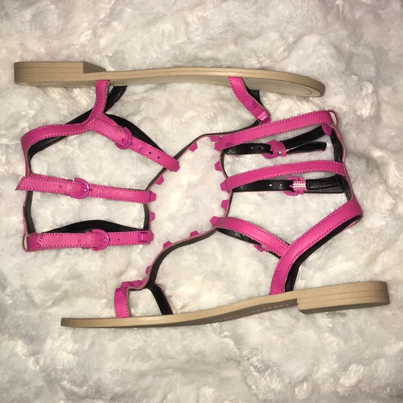 REBECCA MINKOFF 'Georgina' Studded Gladiator - Picture 7 of 7